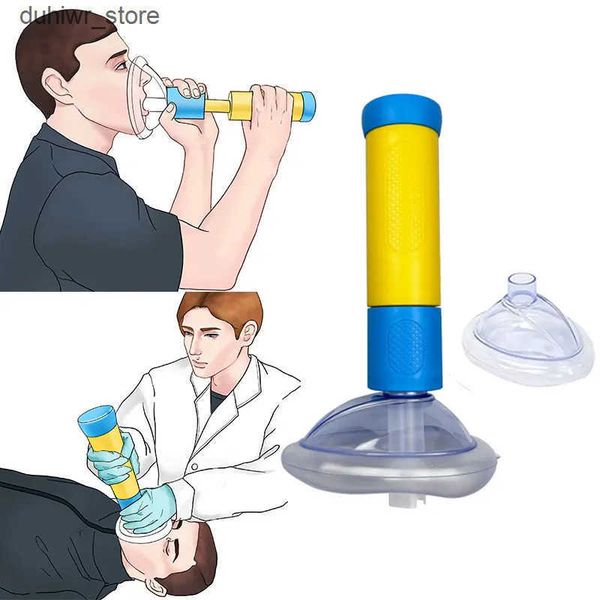 First Aid Supply Anti Choking Device Life Saving Suction Emergency Anti Asphyxia CPR Training Mask First Aid Kit Adults Children Home Rescue