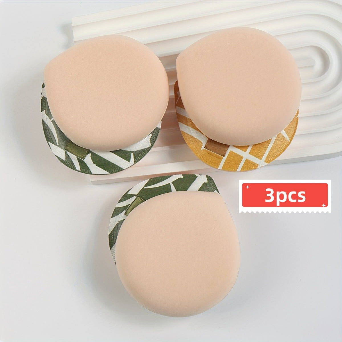 TEMU 3-7-9pcs Beauty & Personal Care > Beauty Tools & Accessories >face Makeup Brushes & Sponges >sponge >super Soft Velvet Makeup Sponges >air