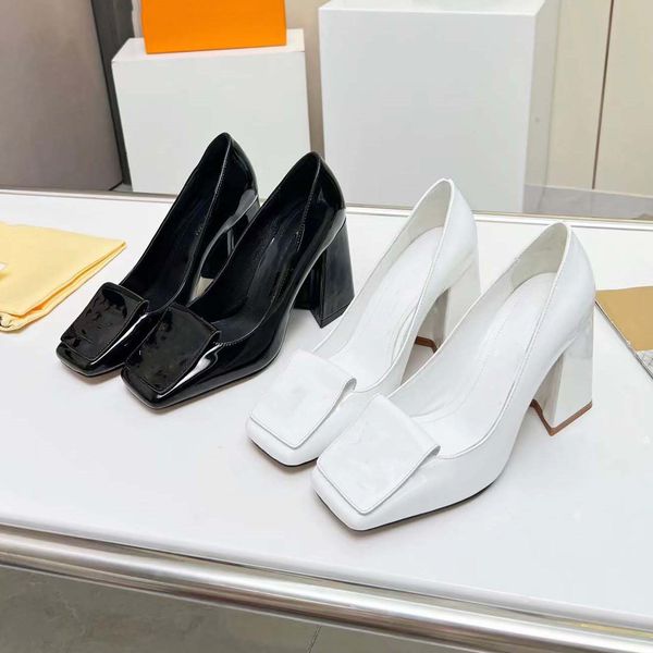 Shake Pumps dress shoes 2025 Chunky lady Heel shoes Summer Dress shoe 11