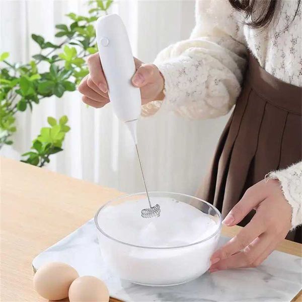 Electric milk foam milk cream handheld coffee maker kitchen drinks foam whisky mixer coffee cream kitchen tools W241102