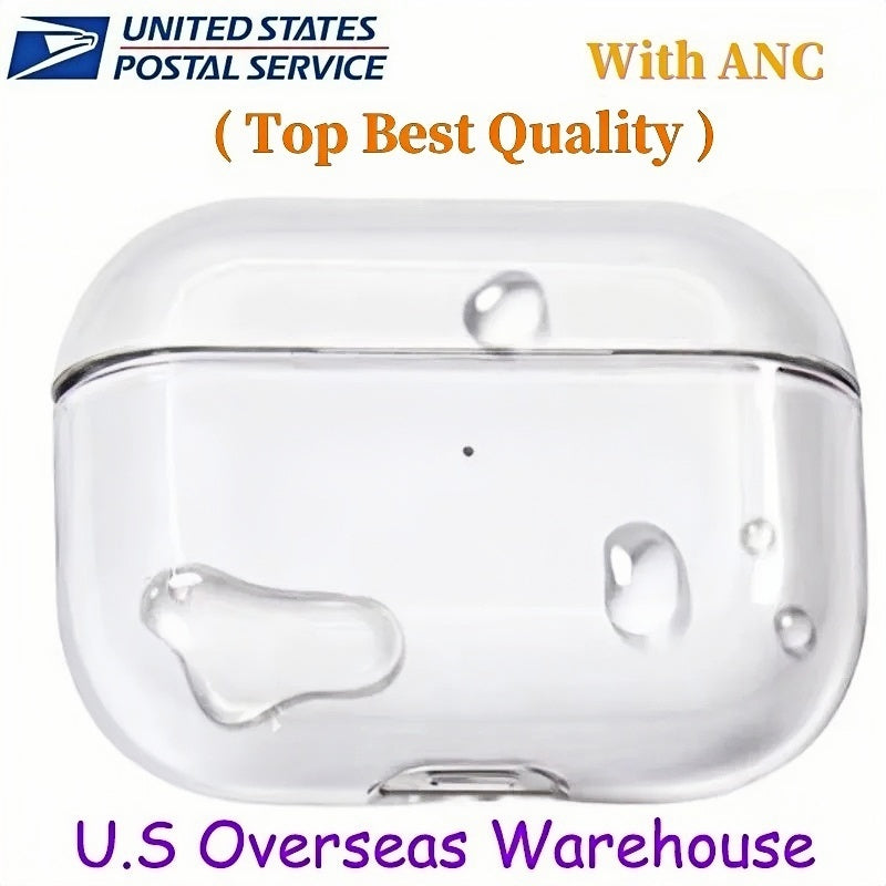 USA Stock ANC Noise Canceling for airpods pro 2 3 4 pro Max Earphones Bluetooth Headphone Accessories Silicone Protective Cover Wireless Charging Sh