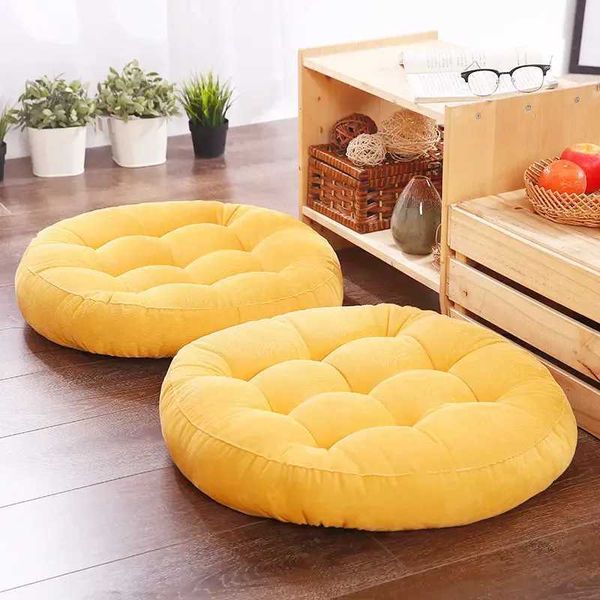 Round floor mat adult and child plush thick meditation mat yoga living room tatami fireplace outdoor floor X241022