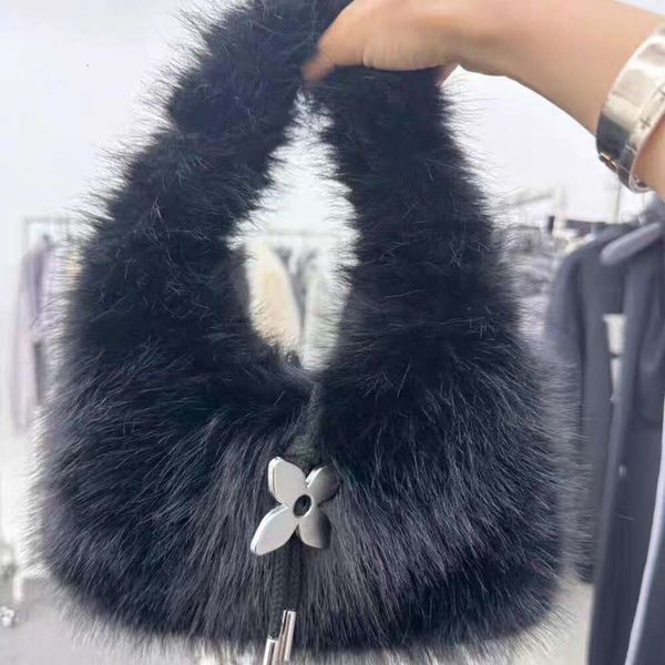 Luxury Designer Casual High Quality SM FK Stone Bag (Small Size) In Stock, Plush Handbag, Plush Small Bag, 24 Year Winter New Model Handheld