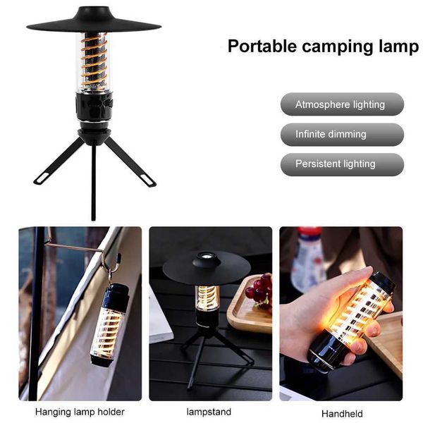 Portable Cam Flash USB Charging Tent Light Travel Light Outdoor Work Light RGENCY Street Light Garden Pendant Light M241121