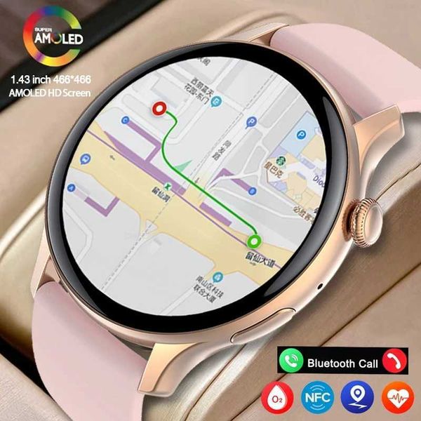 2024 True AMOLED smartwatch for women Sn Always Show Time 466 * 466 HD health tracker Vo Calling smartwatch Wen For Xai Y241114