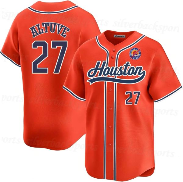 Mens-Youth Houston Baseball Stitched Jerseys 27 Jose 21 Zack 2 Alex 1 Carlos For Fans Custom Jerseys For Astro&#039;s Fans