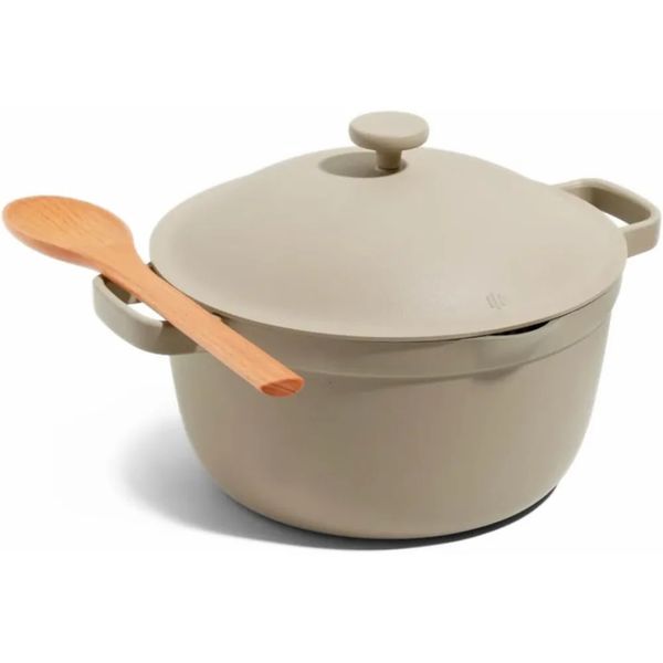 erfect Pot 55 Qt Nonstick Ceramic Sauce Pan with Lid | Versatile Cookware for Stovetop and Oven Steam Bake Br 241107