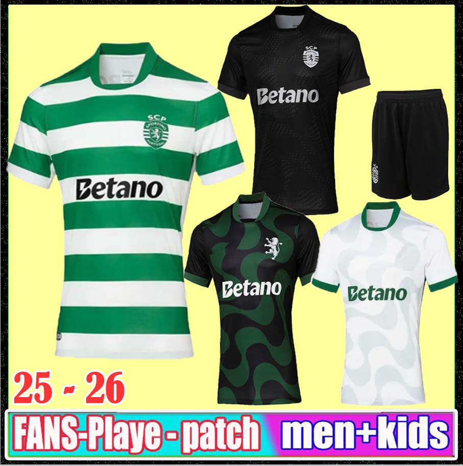 16-4XL Lisbons Sporting CP 2025 2026 soccer jerseys Pink October Lisboa CR7 HJULMAND GYOKERES COATES J.Palhinha PEDRO G. MORITA SARABIA football shi