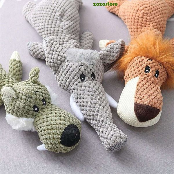 Pet Dog Toy For Large Dogs Cute Plush Squeak Stuffed Toys Fleece Durable Chewing Cute Soft Toy Pet Molar Toy Dog Accessories Dbb X241230