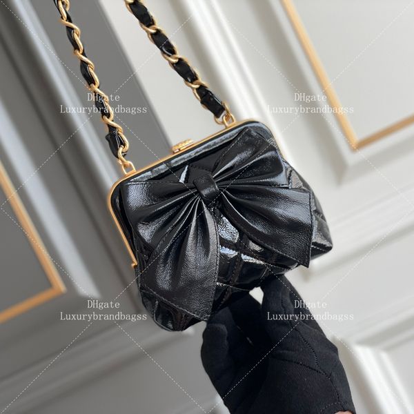Clutch With Chain Bag Designer Crossbody Bag Mirror Quality Bowknot Evening Bag Women Pouch Purse With Box 24C61