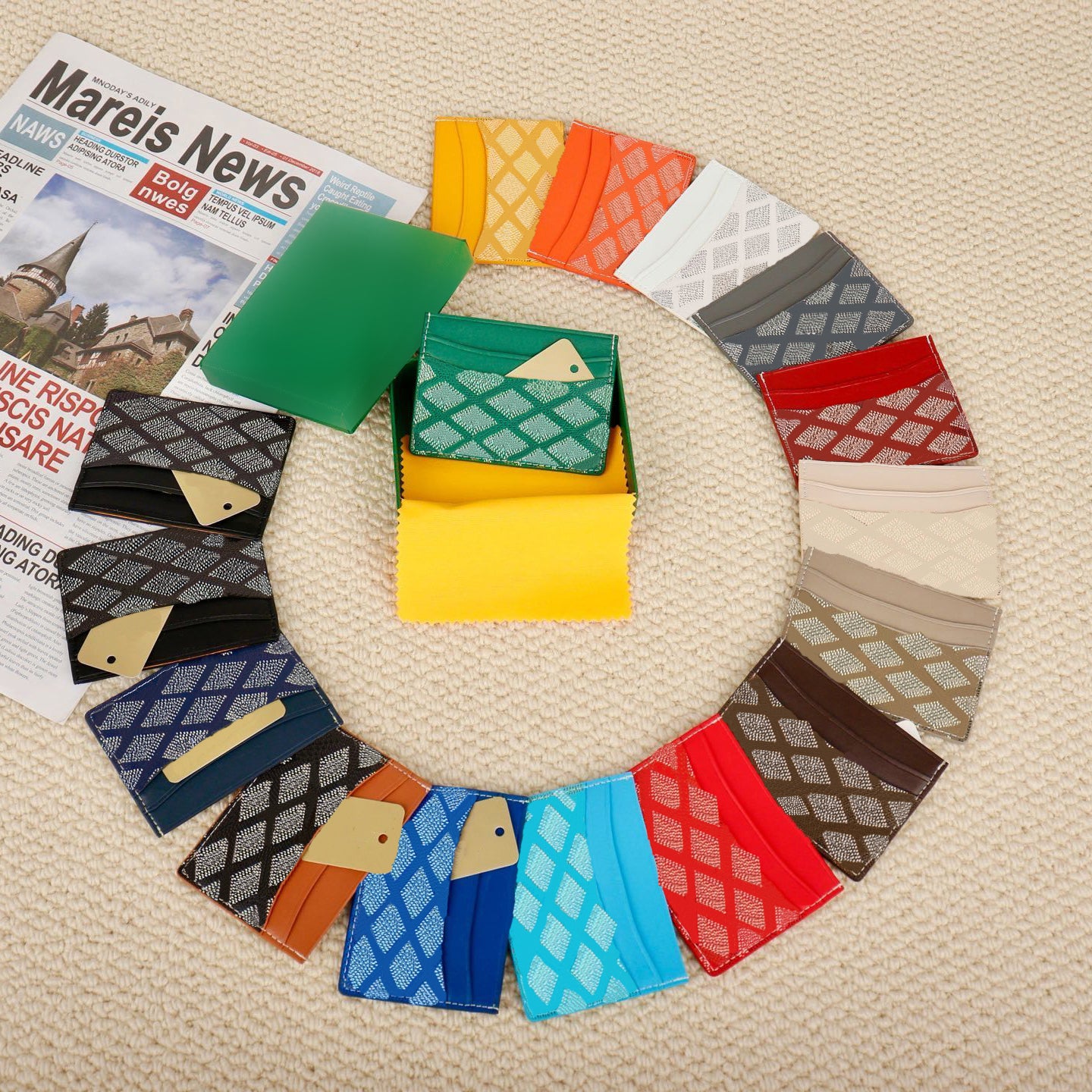 designer crad bag wallet designer card holder mens women cardholder pattern design wallet leather a variety of colors to choose fashion temperament