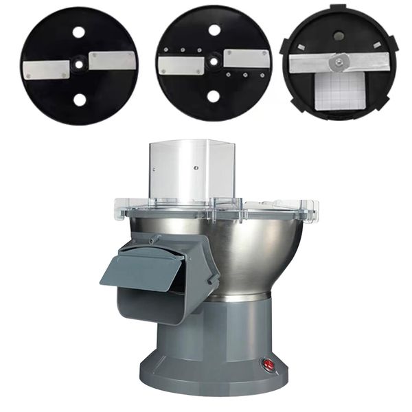 Small Commercial Multi-functional Vegetable Cutting Machine For Potato Tomato Onion Shredding Slicing Diceing Machine