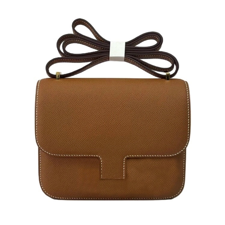12A Constances Bag Shoulder Bags Crossbody bag Designer bag Womens Genuine Leather Full Handmade sewn handbag 24K gold plated hardware tote bag stew