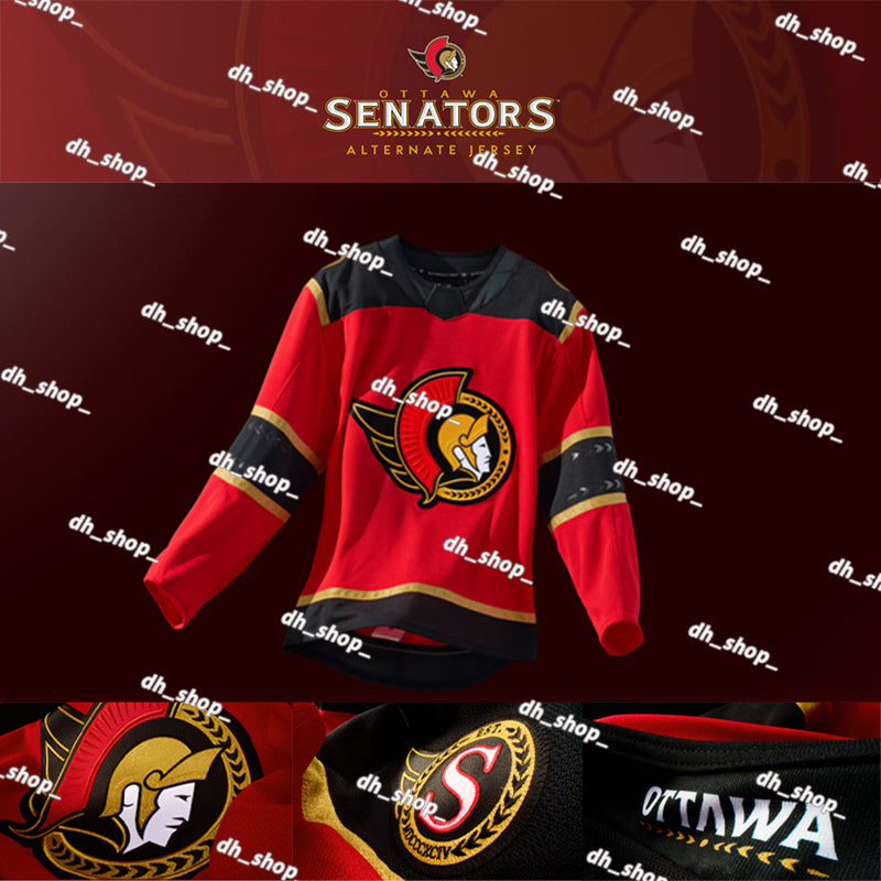 Ottawa Senator Jersey 7 Brady Tkachuk jersey 28 Claude Giroux 35 Linus Ullmark hockey jersey Thomas Chabot Josh Norris Adam Gaudette Artem Zub jerse