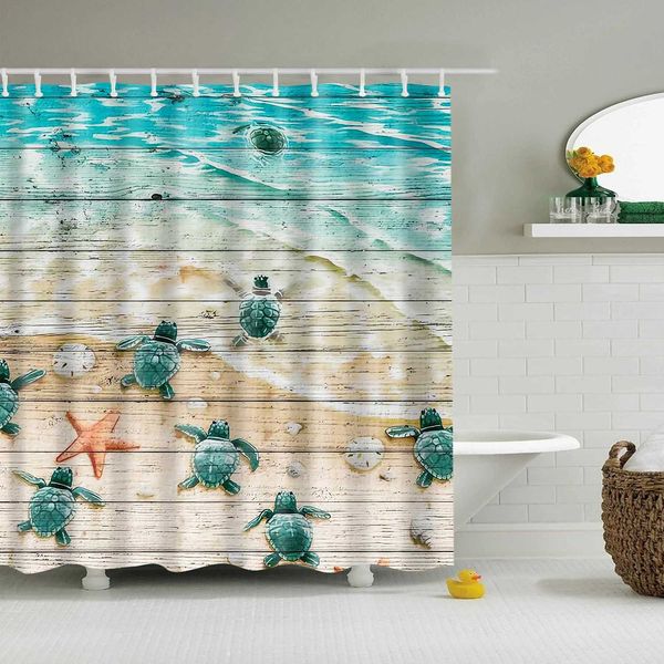 Cute animal dog cute cartoon hippopotamus Totoro bathroom shower curtain waterproof polyester bathroom curtain with hook W240808