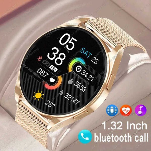 Ola orte Smart Watch 1.32 inch Call Fitness Health Monitoring Fashion Diy Dails Watch Men and Women Android iOS New Y241114