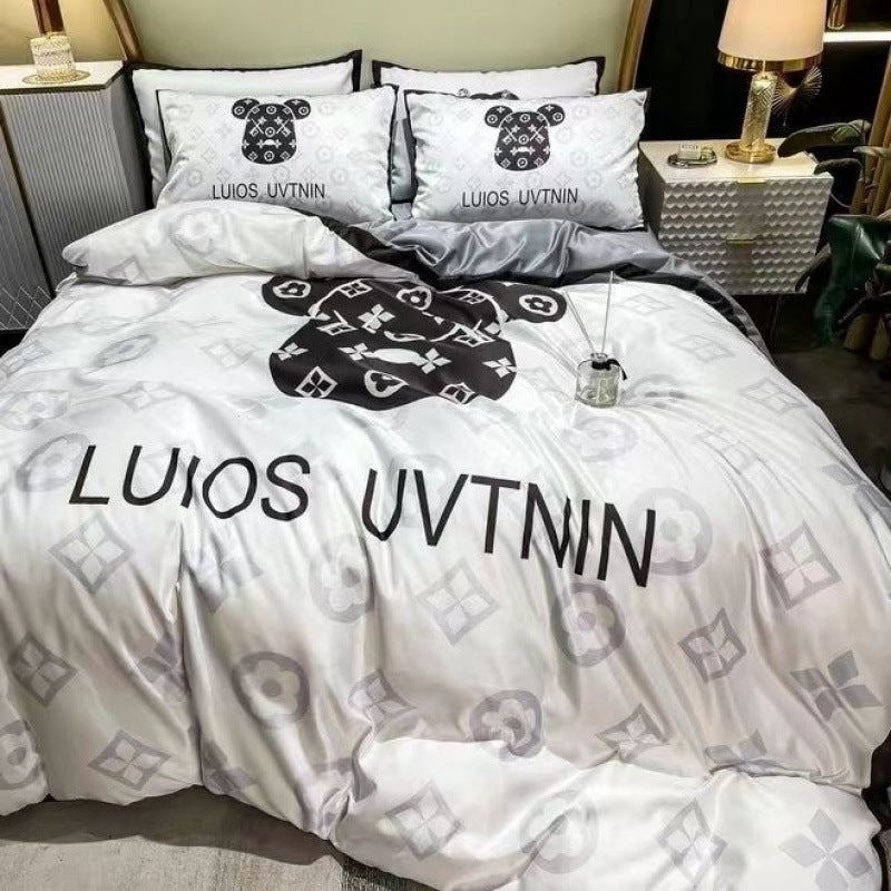 Designers Fashion Bedding Sets Pillow Tabby2pcs Comforters Setveet Duvet Cover Bed Sheet Comfortable King Quilt Size4 pcs