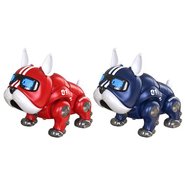 Programmable Robot Touch Functions Robot Dog Toy with Singing Dancing Walking Electronic Pets Bulldog for Kids 3 Birthday Gifts 240116