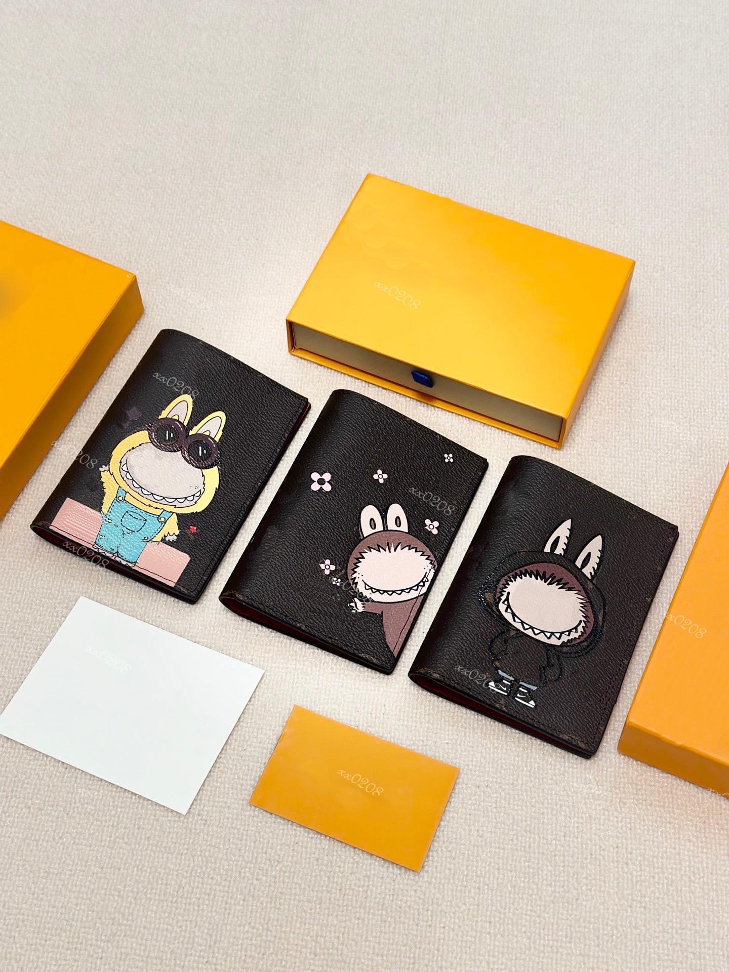 Designer wallets luxury series purses men women fashion credit card holders high-quality Long and short styles money clutch bags Chain wallet.