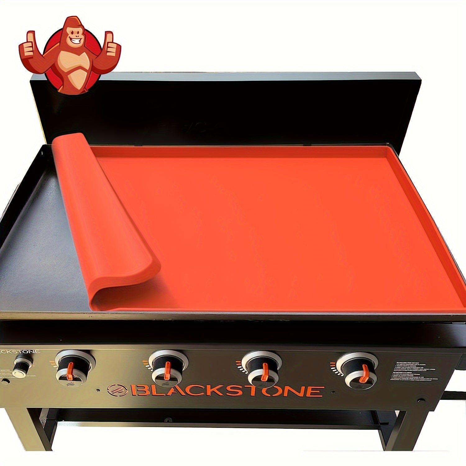 TEMU 17-22-28- Silicone Griddle Mat For Blackstone, Food Grade Silicone Grill Mat, Grill Utensil Holder Mat For , Bbq Accessaries