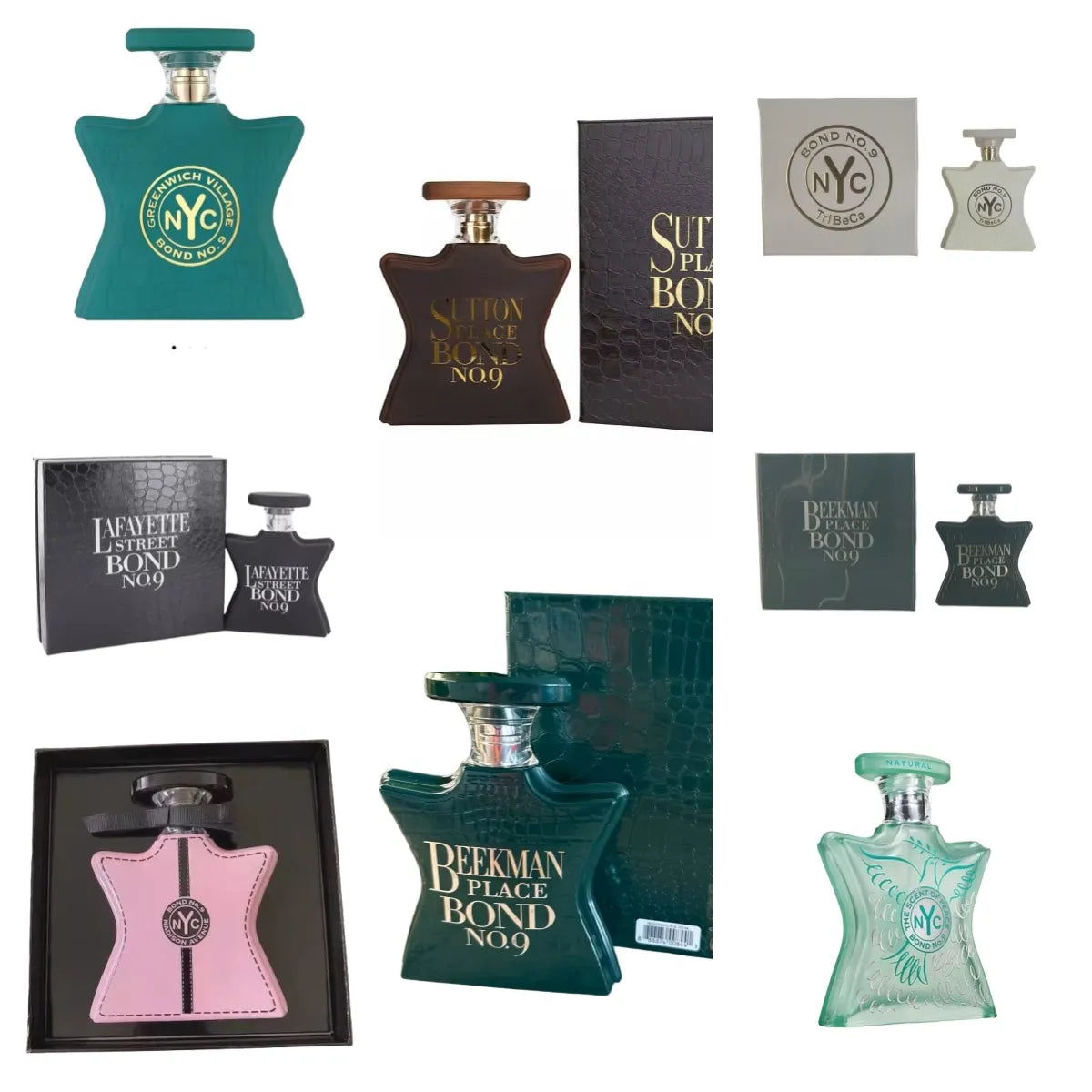 High version NYC Bond No.9 women perfume 8 types of perfumes Spray 100ml Tribeca Greenwich Village Madison Avenue Beekman Place Sutton Place men col