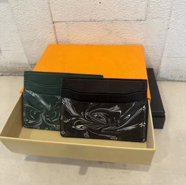 Genuine Leather Card Holder Designer Wallets Fashion Coin Purses Quality Cardholder Key Pouch Women Mens Bag Wallet Passport Holders Keychai