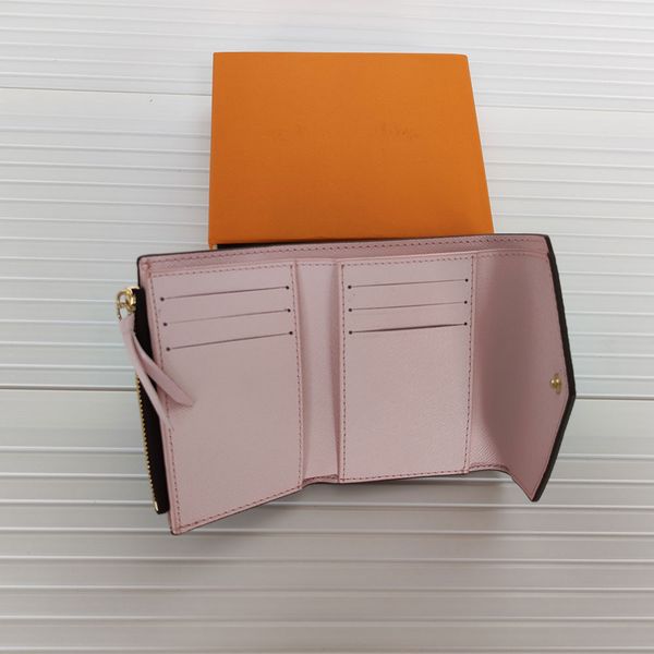 Designer Wallet Bags Holder Coin Purse Women Short Wallet Mens Purse Original Box Ladies Checked Wer Card Holders Designer Qs04