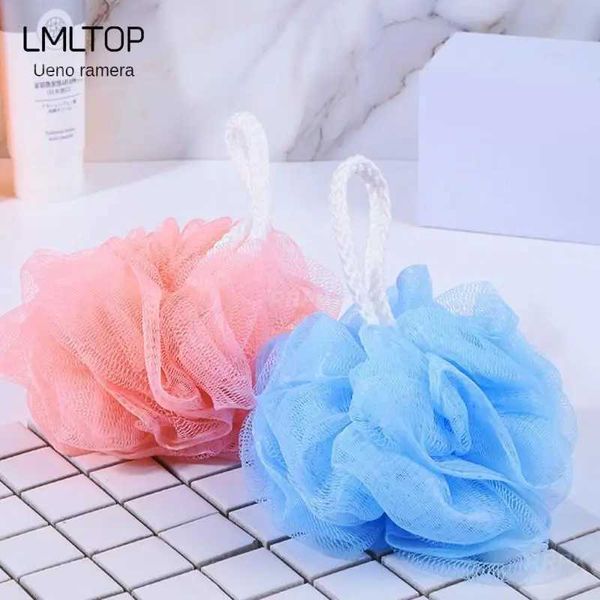 Bath Tools Accessories Shower Puff Exfoliating Scrubbers Shower Mesh Foaming Skin Clean Tool Bath Flower Bathroom Supplies Body Cleaner Soft