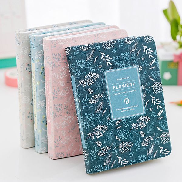 Notepads Korean Kawaii A6 Plan Retro Year Diary Weekly Daily Planner Flower Organizer Paper Notebook School Agenda Supply 230408