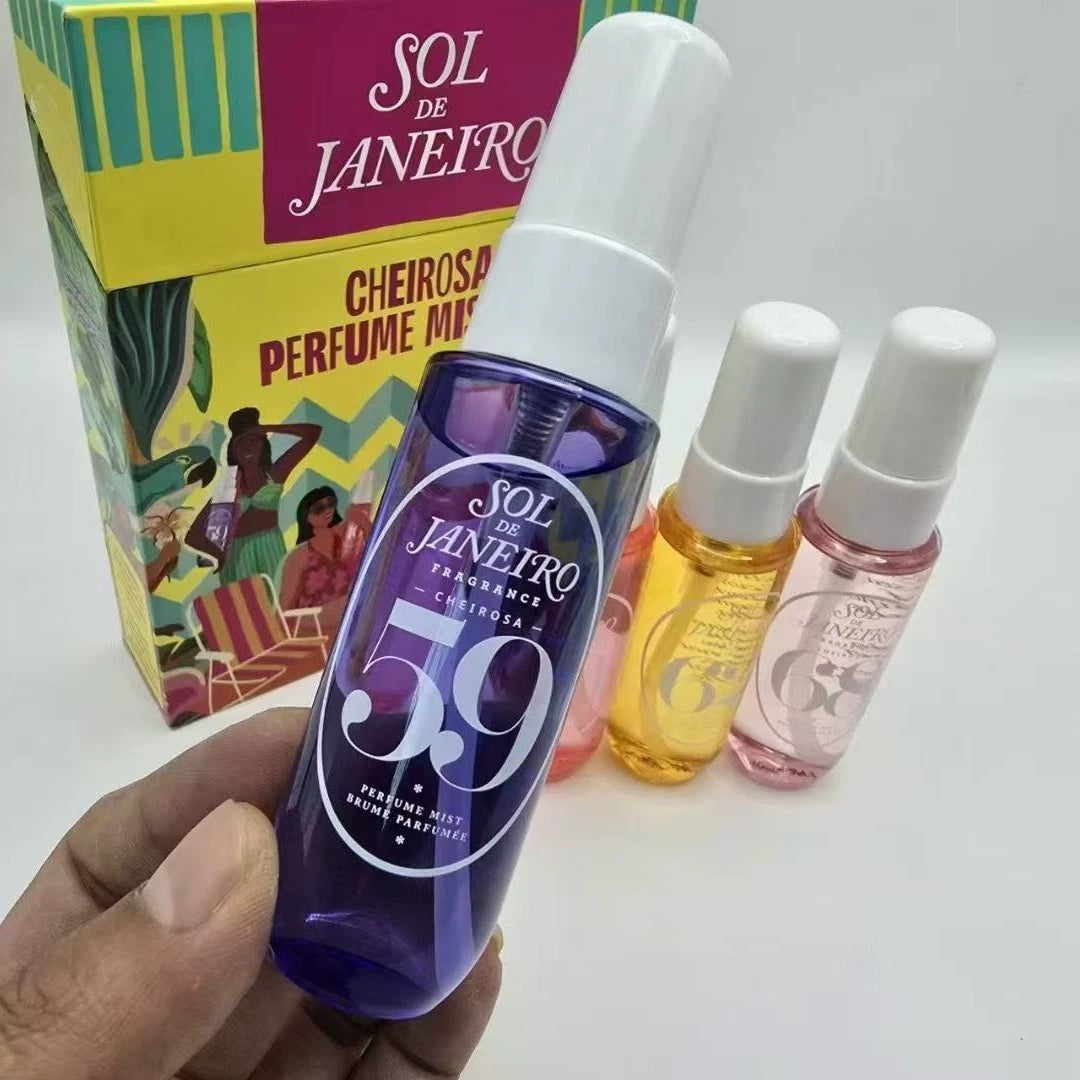 sol perfumes Sol Janeiro Perfume Brazilian CHEIROSA PERFUME MIST SET 68 62 40 59 30ML*4 Gift Set BRUME PARFUME Body mist spray bef 54 9e 30