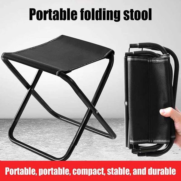 Outdoor aluminum alloy Portab folding picnic cam stool MIni storage Portab folding chair fishing chair Quing BenchW241111