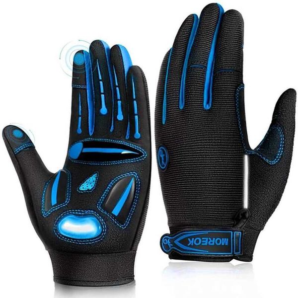 Racing Gloves Motocross Sports Gloves Breathab Non-slip MTB Road Bike Cycling Gloves Touch Screen Bicyc Gloves Men WomenXJ241118