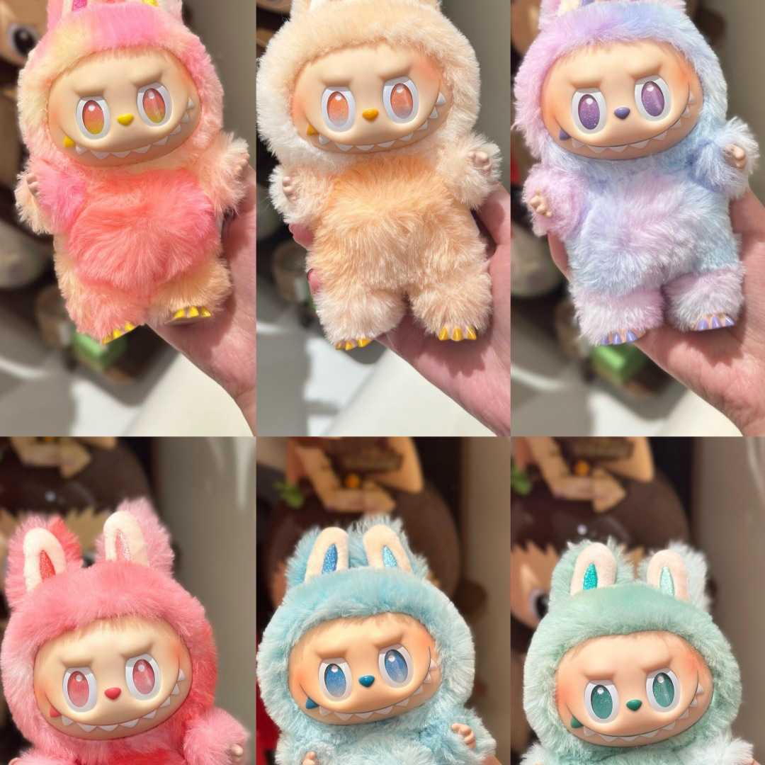 Bubble THE MONSTERS Front High Energy Series Vinyl Plush Keychain Figurine L250820