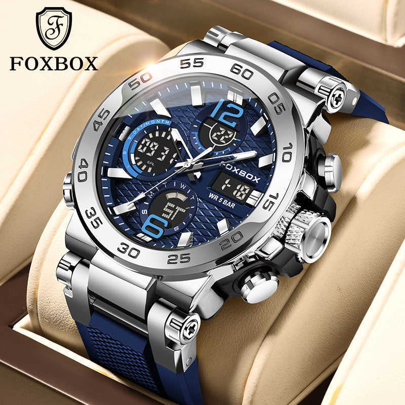 LIGE Luxury LED Display Men Wristwatches Luminous Sport Man Watch Waterproof Military Quartz Male Clock Relogio Masculino Quartz electronic dual wat