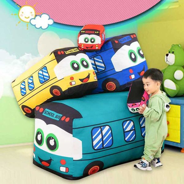 Hot Emulational Cute School Bus Plush Toy Pillow Cartoon Artificial Soft Stuffed Dolls Baby Kids Gift Cute Lovely Stuffed Dolls Y240817