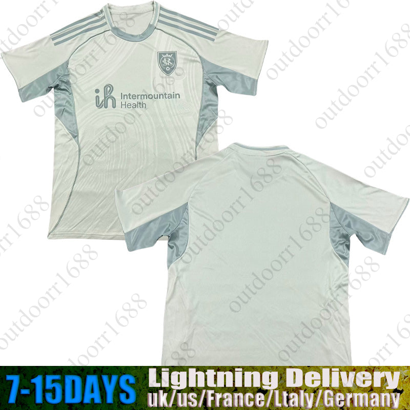 25 26 Salt Lake City Football Jersey Football Shirts Black Cats Blackout Kits Soccer Jerseys breathability Short Sleeve Sweatshirt