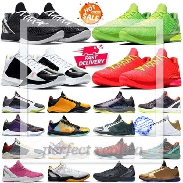 6 Basketball Shoes Mambacita Grinch Think Pink 5 Alternate Bruce Del Sol Big Stage Dark Knight Laker Outdoor Sports Trainers 218
