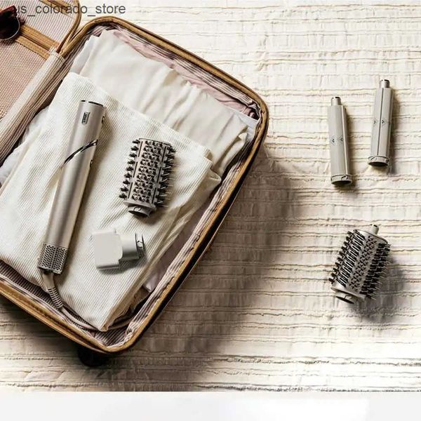 Electric Hair Brushes Shark FlexStyle Negative Ion Hair Dryer 5-in-1 Portable Hair Straightener Brush Electric Comb Hair Curling Tool L24091