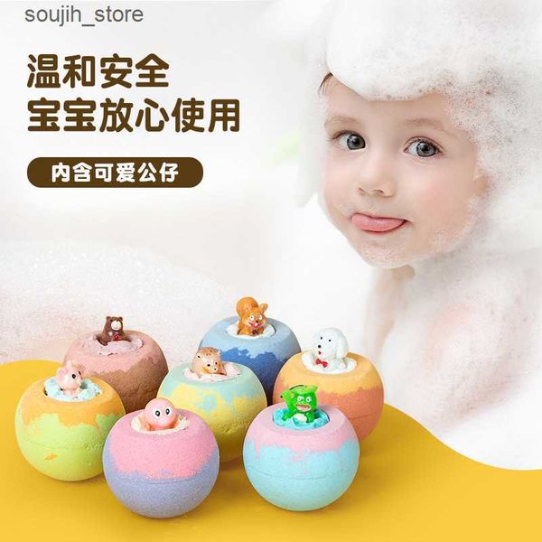 Bubble Bath 100g bath ball gentle bubble bath ball essential oil bath ball bubble bounce toy bath salt ball L240910