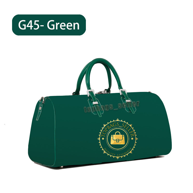 Duffel Bag Luxury Boston Bags 45 50 55 Luggage for Men Women Leather Large Capacity Handbag Fashion Shoulder Bag Classic Travel Bags