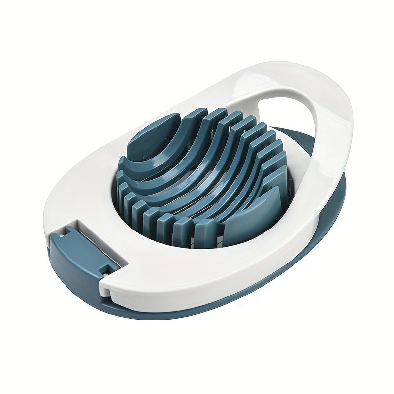 TEMU 1pc Stainless Steel Egg Slicer - Versatile Kitchen Gadget For Perfectly Sliced Eggs, - Durable Manual Cutter For Home And Restaurant Use
