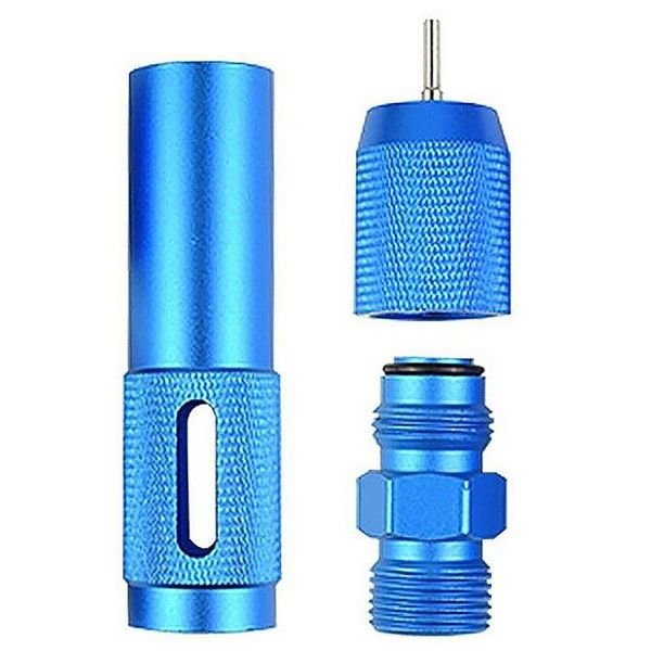 Freeshipping Portable 12G CO2 Cartridge Adapter Refill Chargers Quick Gas Charger Cylinder Gwcxe