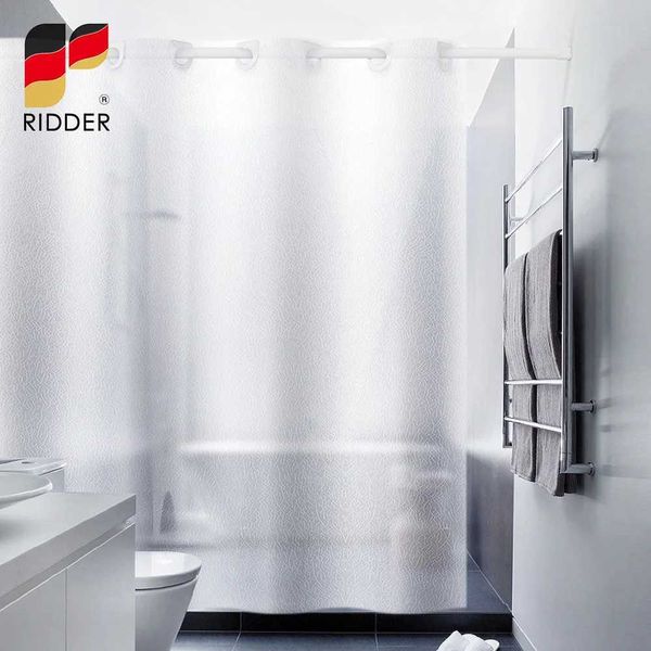 RIDDER 200*180cm Shower Curtain EVA shower curtain waterproof translucent with Rust Proof Grommetsshower curtain for bathroom Y240815