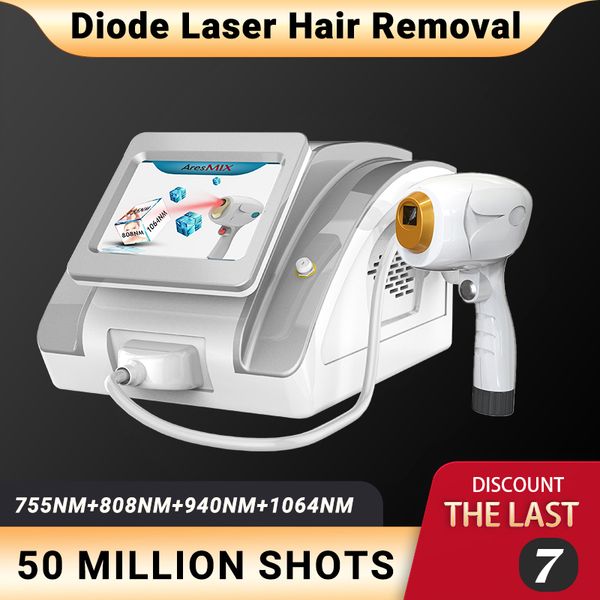 Professional 808nm Diode Laser Epilation Device with 3500W Output Power 808nm lasers hair removal device Immediate effect
