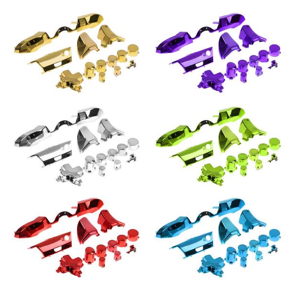 Electroplate Full Set Replacment Buttons Repair Parts Screwdriver Thumbstick For XBOXONE Elite Wireless Gamepad Joystick Buttons