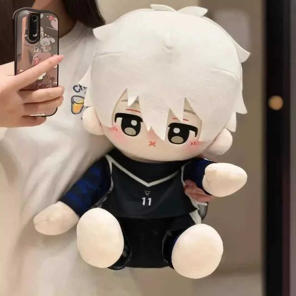 Plush Dolls 40cm Blue Lock Plush Toy Bachira Meguru Plush Nagi Seishiro Mikage Reo Chigiri Hyoma Stuffed Plush Anime Cotton Doll Cute Gift J