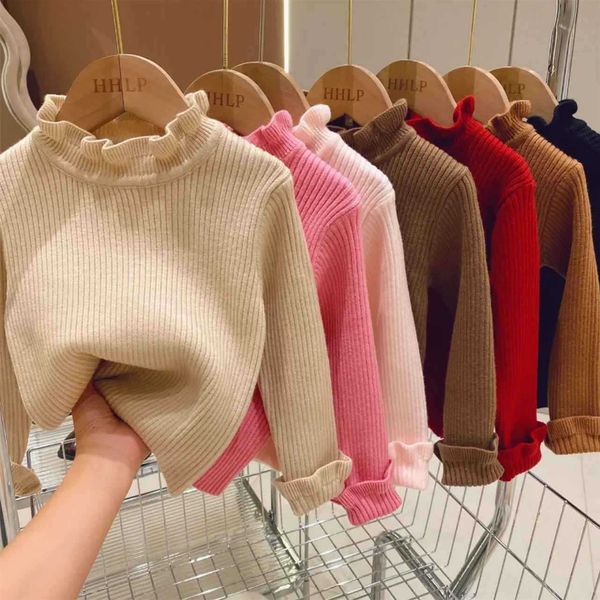 w120 Children Baby Loose Sweater Knitted Autum Winter Baby Boy Girl Clothes Round Neck Kid Toddler Girl Boy Pullover Baby Outerwear