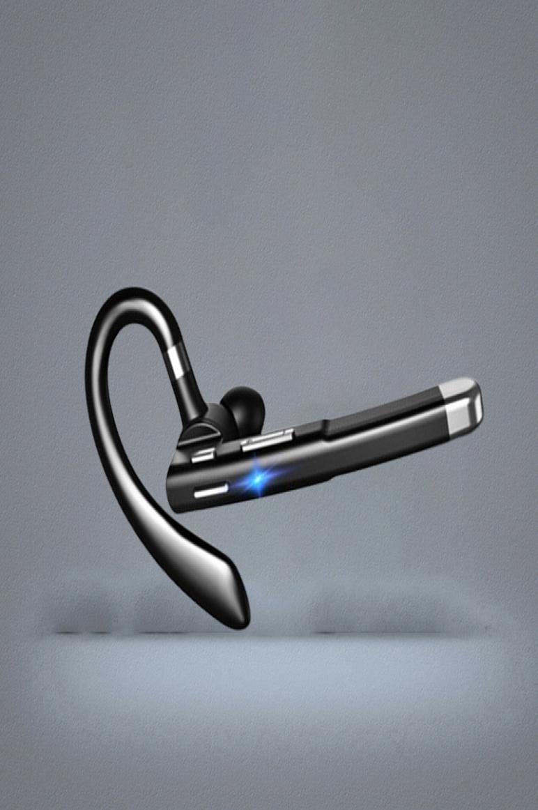 Wireless Business Headphones Single Ear Call Bluetooth Headset Earpiece with Charging Case V50 Hand Earbud for Trucker Offic5862782