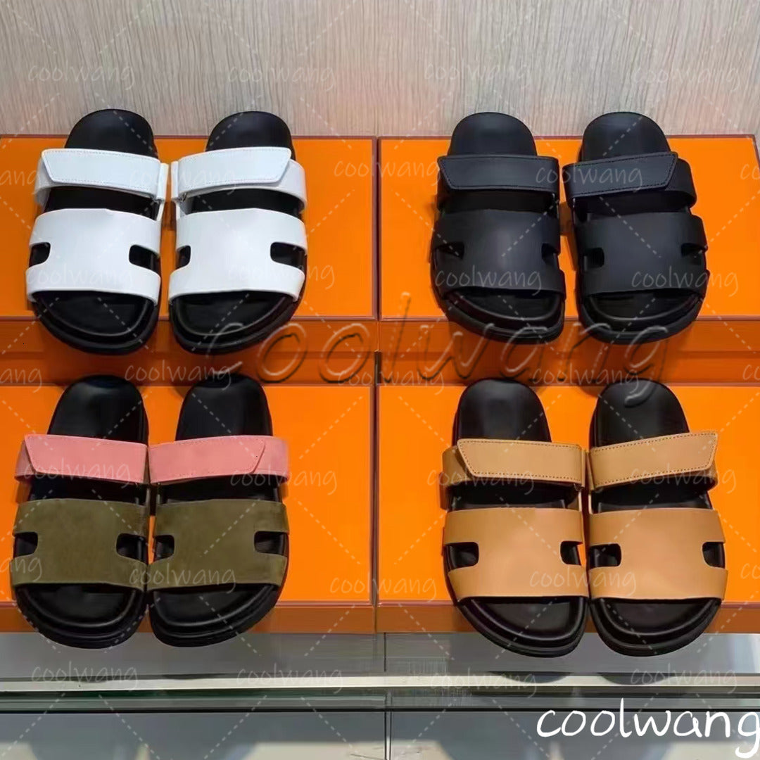 Designer Sandals women slides slippers sandal leather slide slipper Suede Luxury slider men womens shoes platform slide Summer flat beach sandal siz