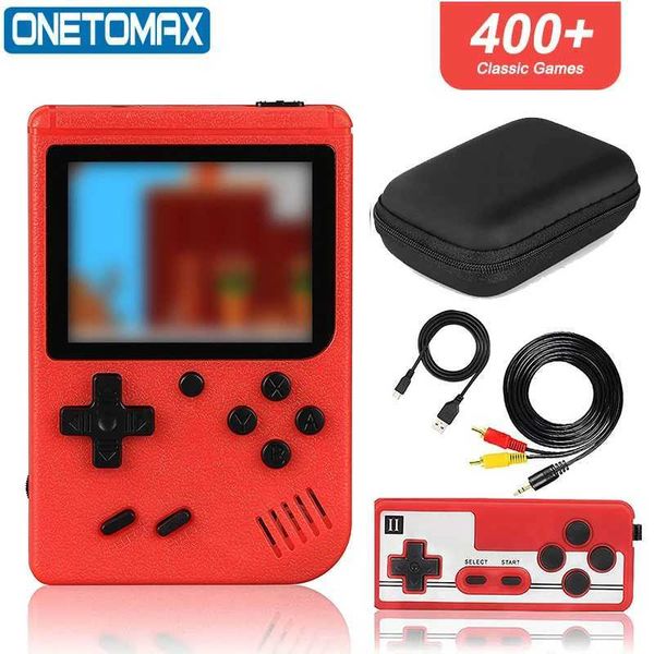 Retro Handheld Game Console Portable Video Game Player with Storage Case 400 Games 3.0 Inch LCD Screen Kids Gift 8-Bit AV Output Y240808